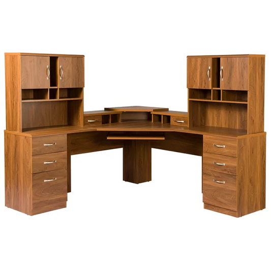 Corner Executive Desk with Hutch