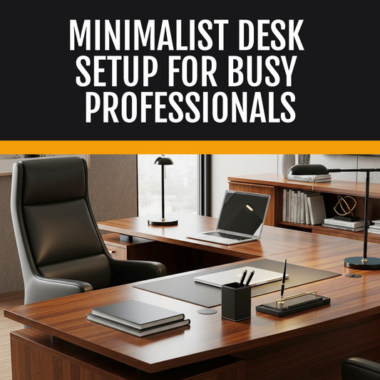 Minimalist Desk Setup For Busy Professionals