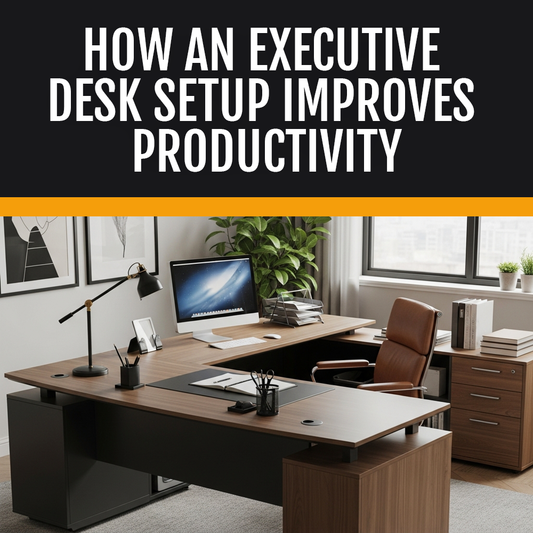 How An Executive Desk Setup Improves Productivity